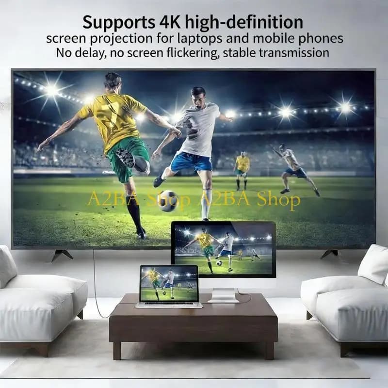 A2BA USB C cavo collegamento lunghezza 1,8 m risoluzione 1080P per schermo tablet smartphone