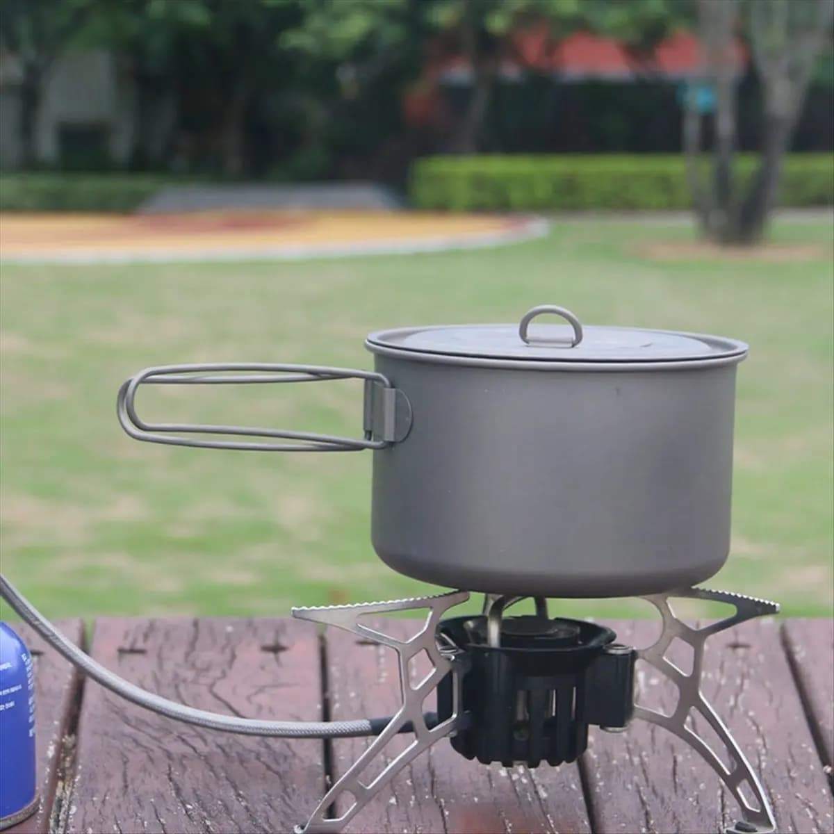 Portable Gas Stove Foldable for Camping and Sport, Tourist Equipment for Cooking, Hiking and Picnic 3500W