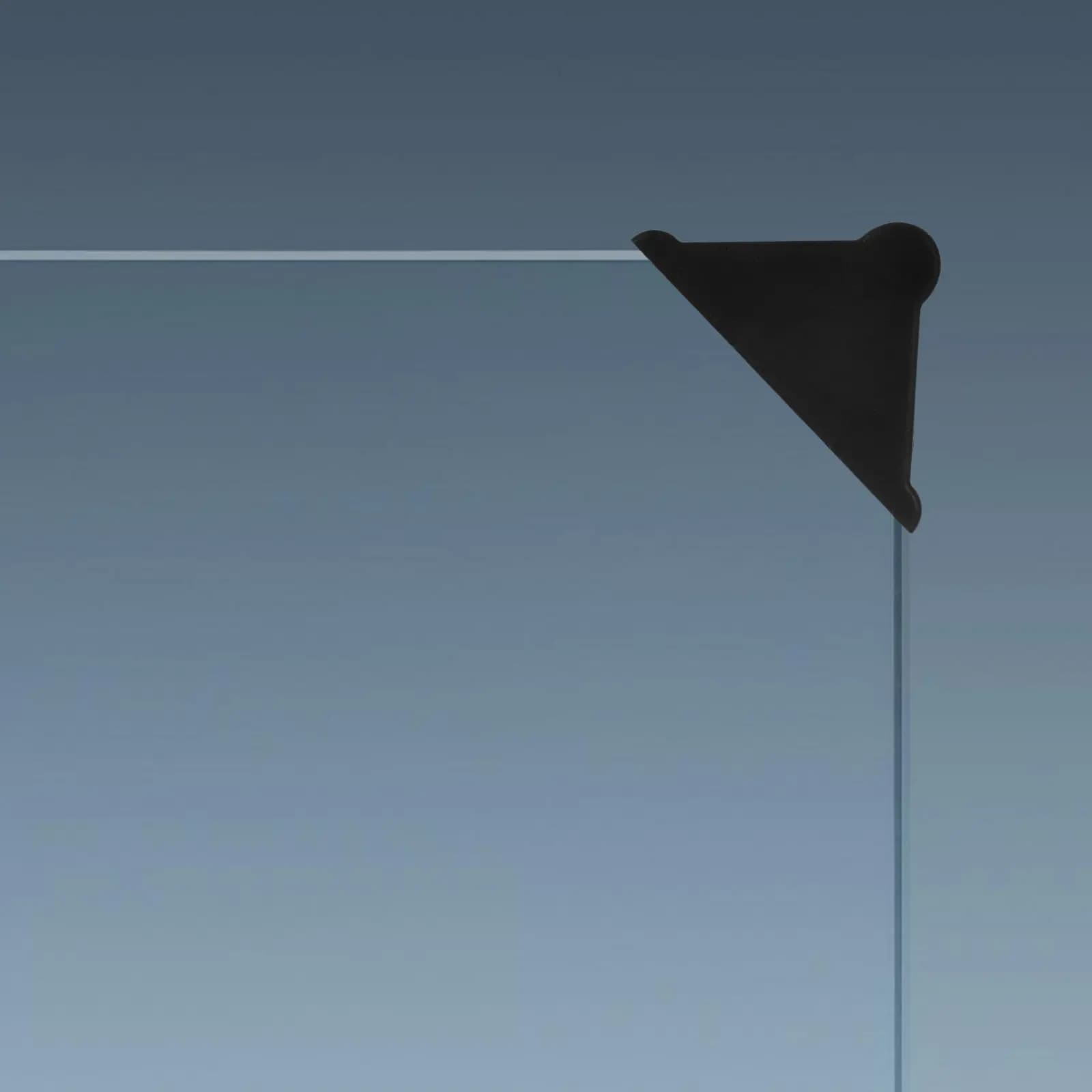 100Pcs Triangle Corner Guards Plastic Protective Edge Protectors for Glass Mirrors Bathroom Shelf Table Board Packaging Safety