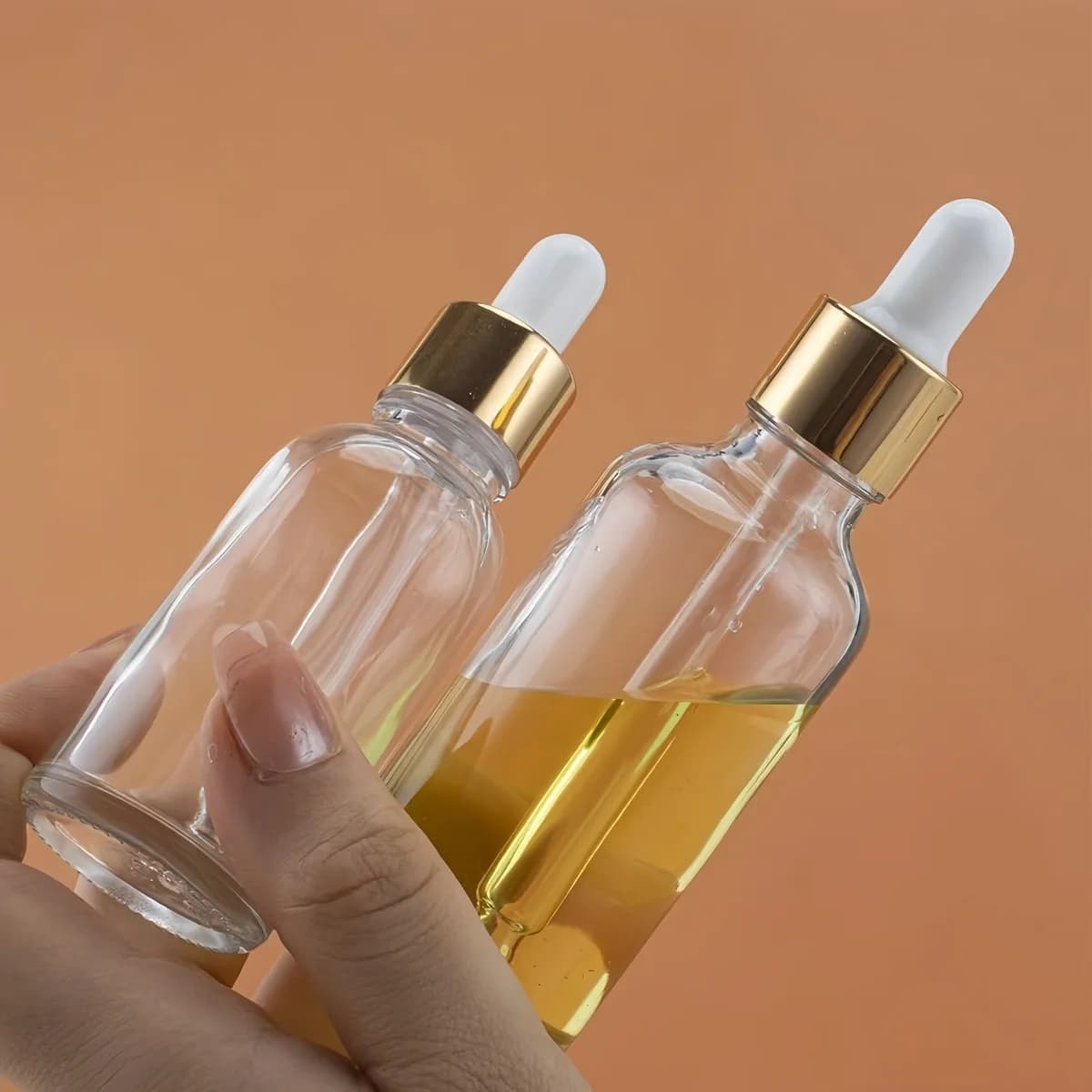 10ML/30ML 3-pack bottiglia di profumo di olio essenziale con contagocce di olio essenziale Dispenser di vetro per lozione di olio essenziale di profumo fai da te all'ingrosso