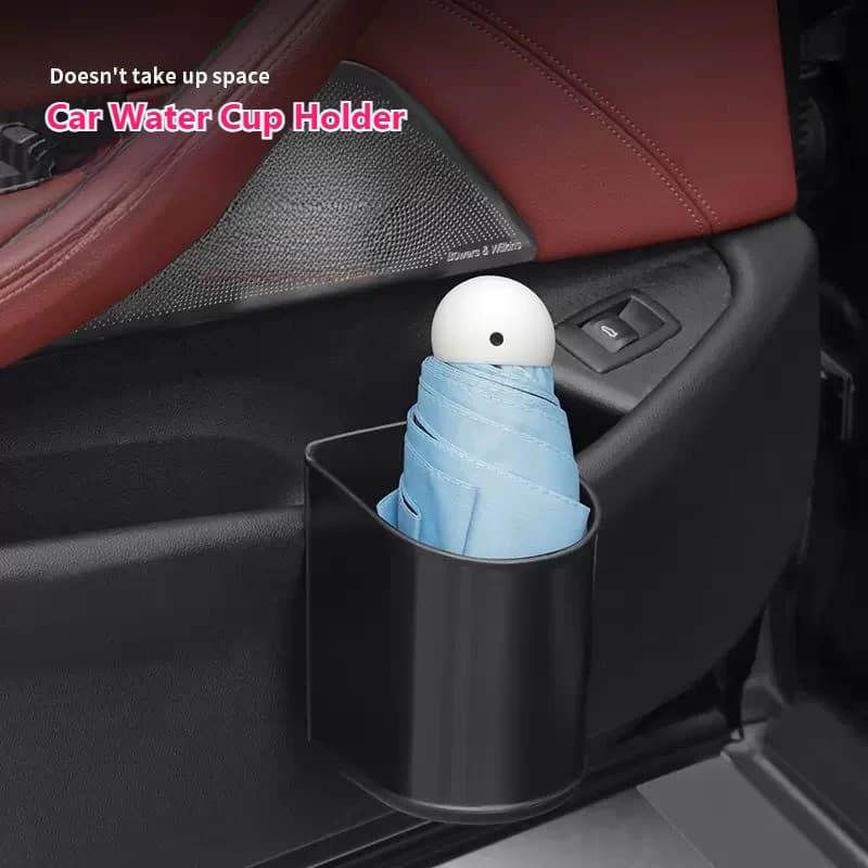 Universal Car Water Cup Holder Multifunctional Car Seat Back Organizer Trash Can for Car Interior Accessories