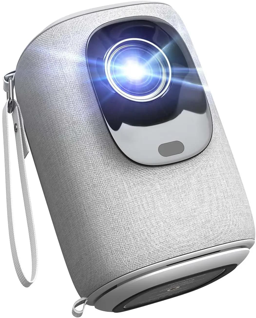 Mini Proiettore con WiFi e Bluetooth, Proiettore Portatile da Esterno 550 ANSI per Telefono e Laptop, con Correzione Automatica del Trapezio e Messa a Fuoco Elettrica