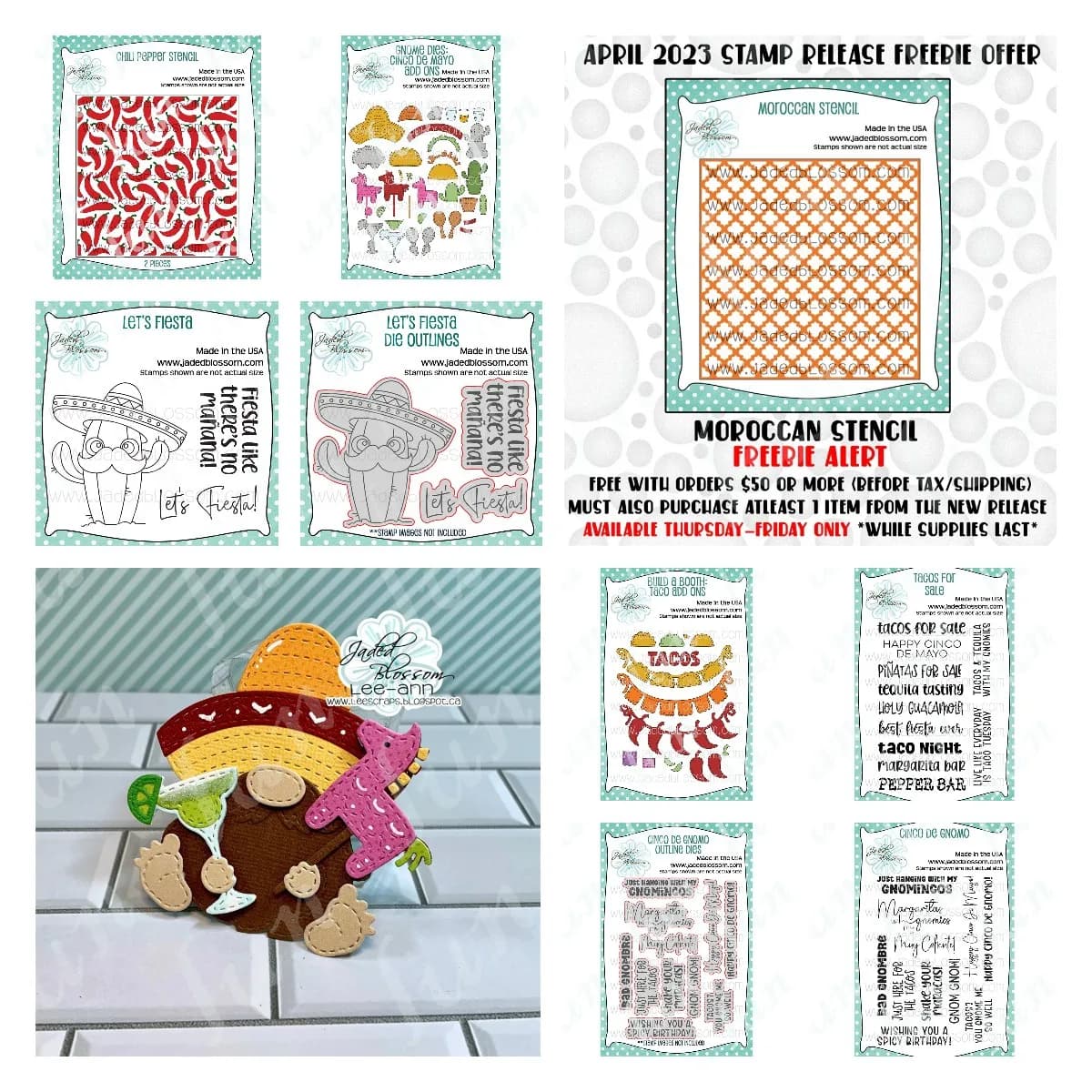 April 2023 Stamp Release Gnome Add Ons Cutting Dies Clear Stamps and Stencils Mold Sets Diy Scrapbooking Album Greeting Card