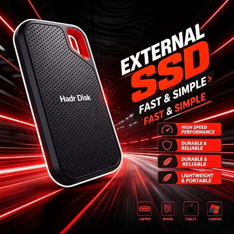 1TB 2TB 4TB High Reliability Original Portable SSD USB3.1 External Hard Drive for Laptops MAC PC Ultra Speed Max