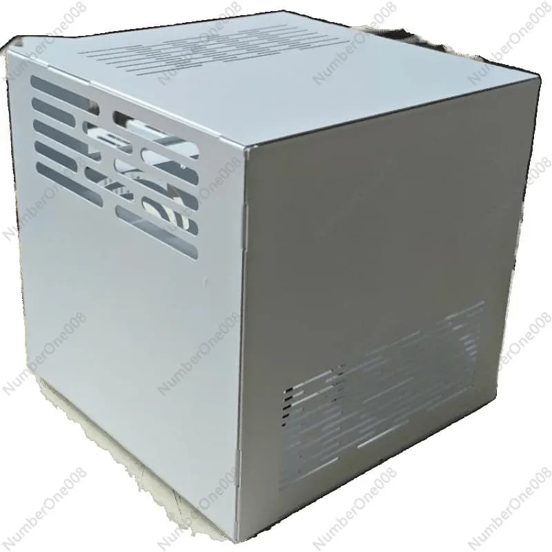 Chassis Mini ITX NAS con Supporto per HDD da 3,5", Alimentatore FLEX Compatto, Mini Server Domestico, Case per Archiviazione Compatta