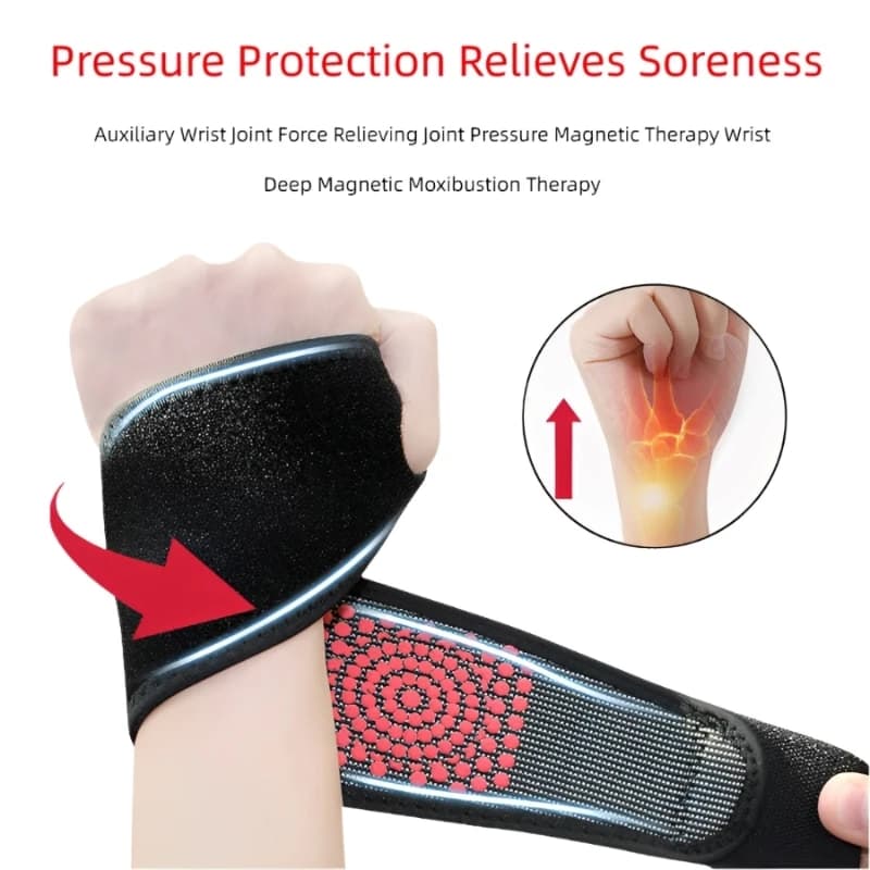 1 Piece Sport Wrist Band Adjustable Support Brace Wrap Hand Comfortable Compression Wristband Relief Wrist Support Strap Belt