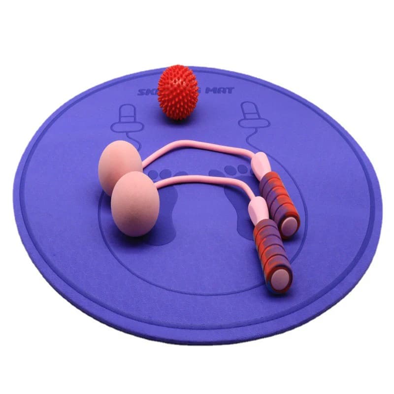Jumping Mat with Jumping Rope, Shock Absorption and Acoustic Insulation, Home Mute Cover, Yoga Mat