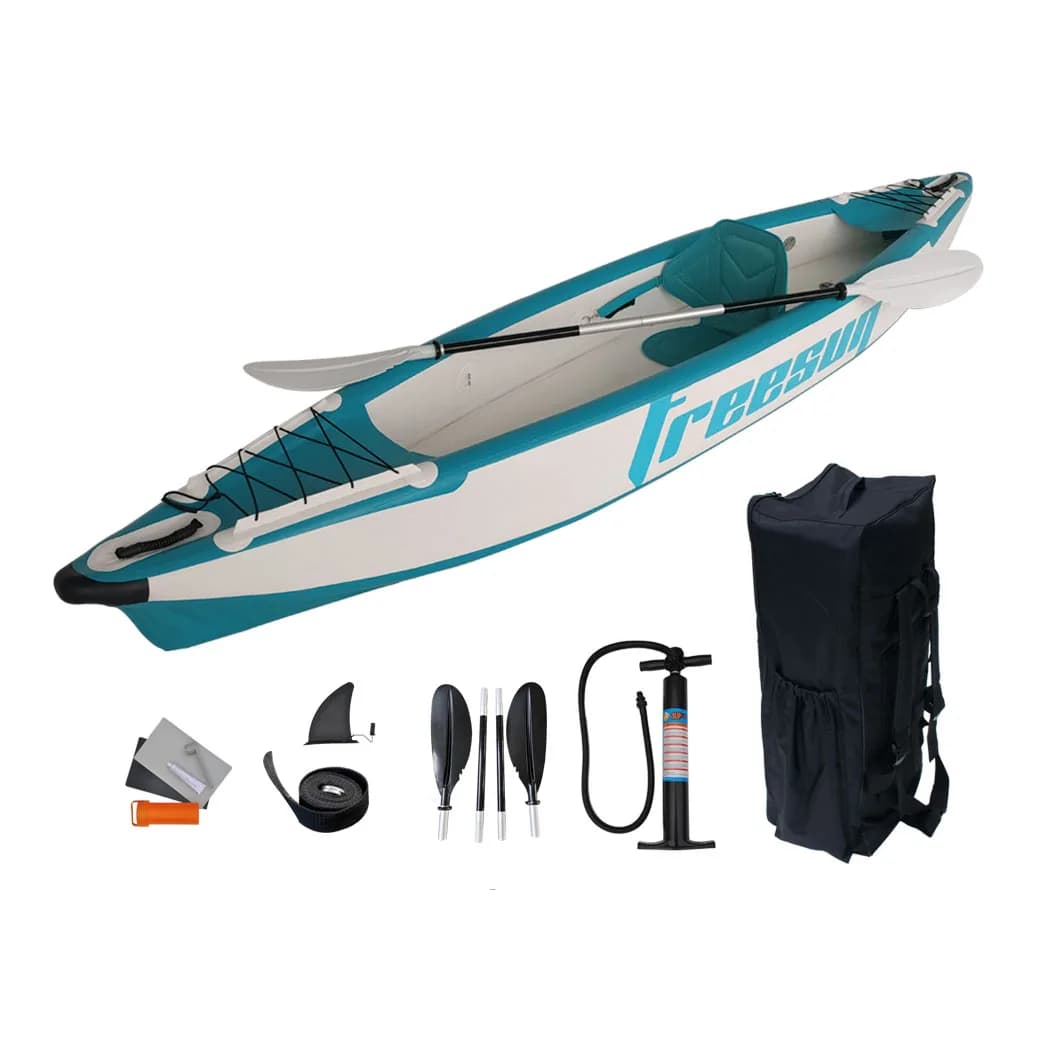 Kayak gonfiabile personalizzato per kayak a punto goccia resistente con paddle Sea Ocean Kayak in acque bianche in PVC