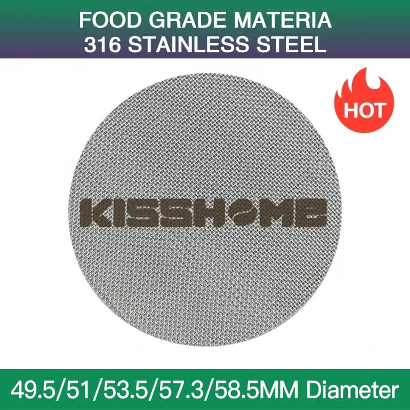 Rete filtrante riutilizzabile per schermo per rondella per caffè espresso per 51MM 54MM 58MM Portafiltro Barista Delonghi Breville Accessori per macchine da caffè