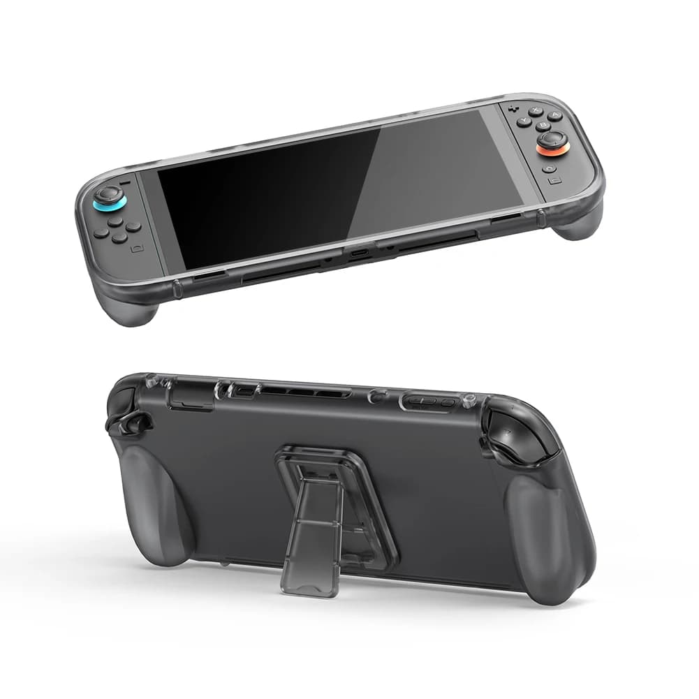 Custodia Morbida in TPU con Supporto per Console di Gioco Switch 2, Cover Protettiva Ergonomica Anti-Graffio, Accessori per Switch2