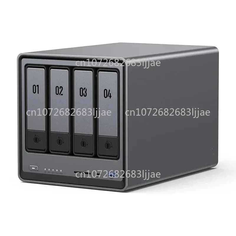 NASync DXP4800 Plus NAS Desktop a 4 Bay con CPU Pentium Gold 8505 5 Core, 16GB/32GB RAM, Storage di Rete