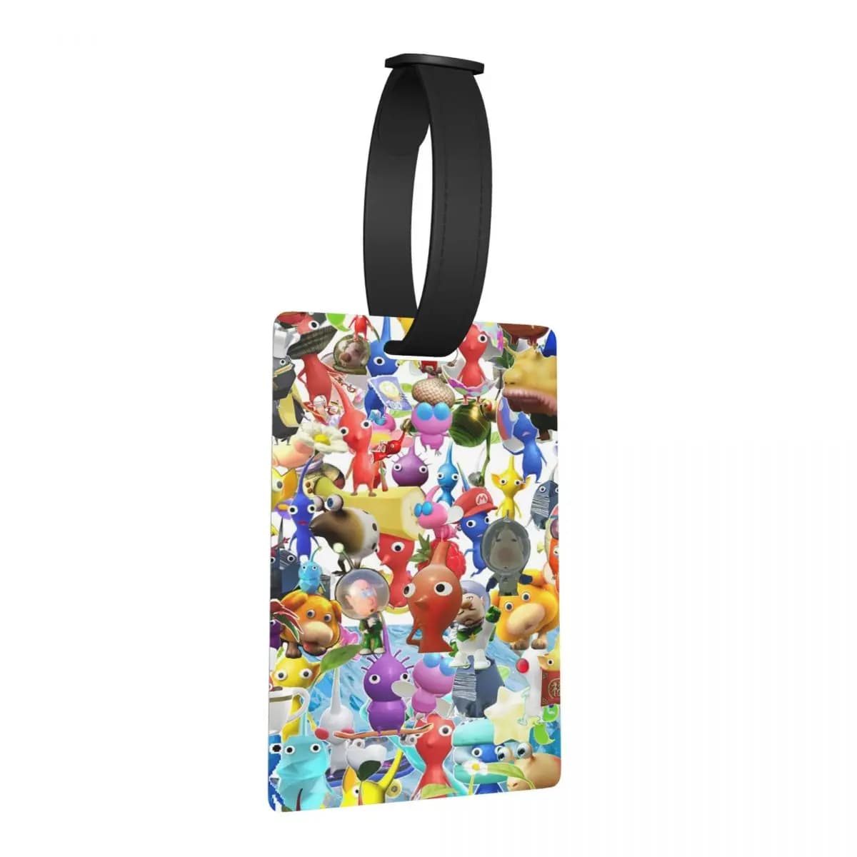 Etichette per Bagagli con Personaggi di Pikmin, Accessori per Valigie, Targhette per Bagagli da Viaggio, Porta Etichette con Nome e Indirizzo