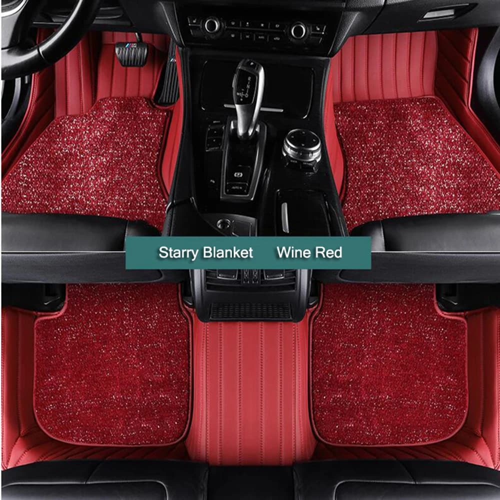 Tappetini per auto personalizzati 5D per Hyundai Tucson IX35 Tappeti per auto Coperta per auto a doppio strato