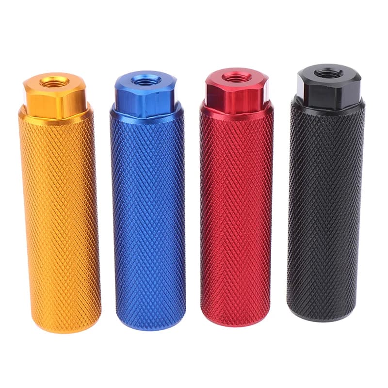 1Pc Alloy Foot Stunt Peg For BMX Bike Fit 3 8 Inch Axles Bike Pegs Anti Skid Lead Rest Pegs Bicycle Accessories
