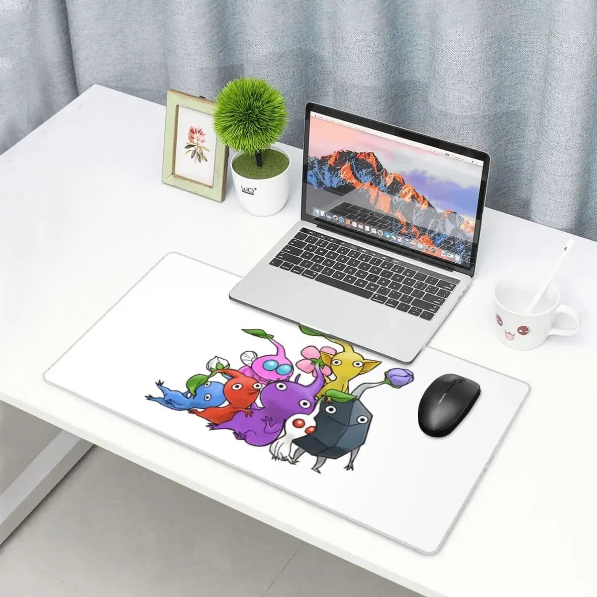 Large Mouse Pad Pikmin Ideas Game Art Gamer PC Laptop Mats Keyboard Carpet Computer Gaming Office Accessories Desk Mat