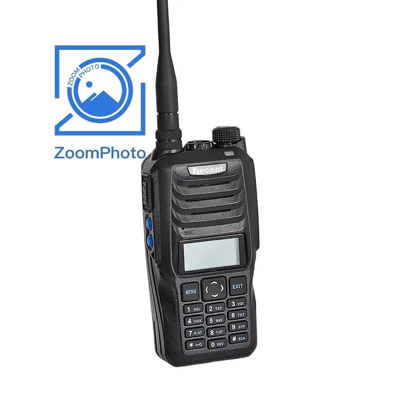 RS-589E Walkie Talkie UV Dual Band 136-174MHz/400-470MHz con Funzione DTMF/ANI/Radio, Walkie Talkie Antideflagrante