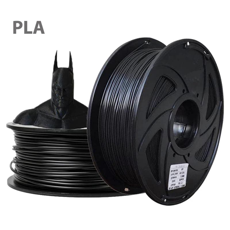 250g, 500g, 1kg 3D Printer Filament PLA Black Wire 1.75 mm Vacuum Packing for 3D Printing Fliament Supply 100% without bubbles