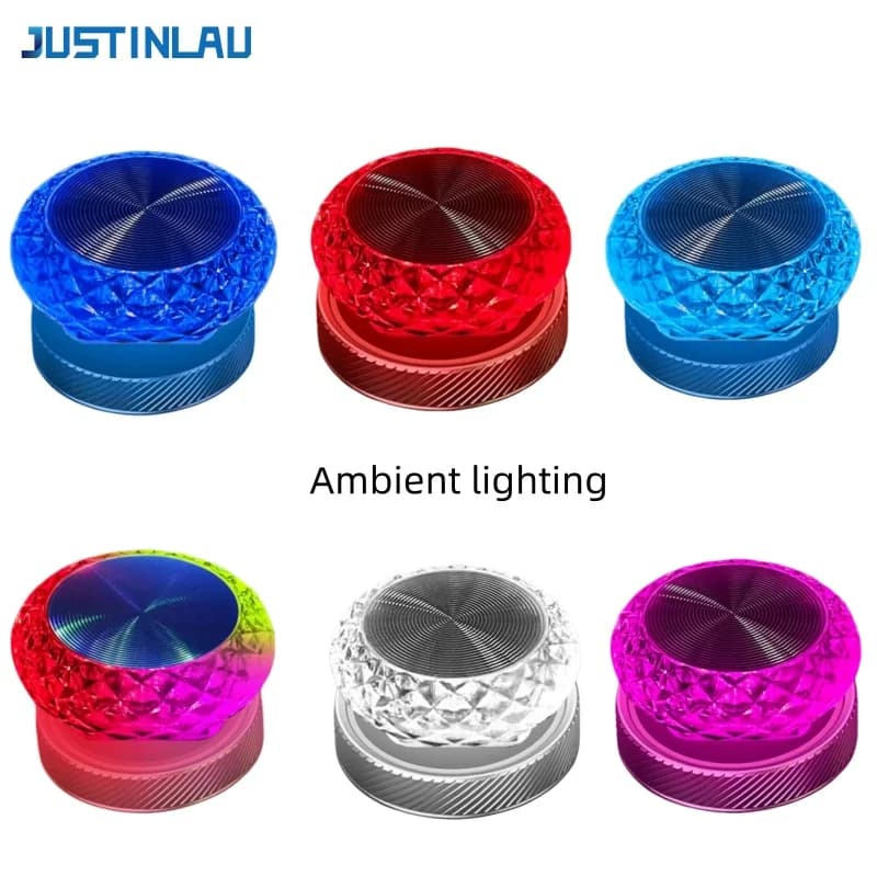 JUSTINLAU Illuminazione Ambientale per Auto con Porte USB, Luci LED Multicolore per Atmosfera, Decorazione Interna Auto Compatibile con Tutte le Auto/SUV