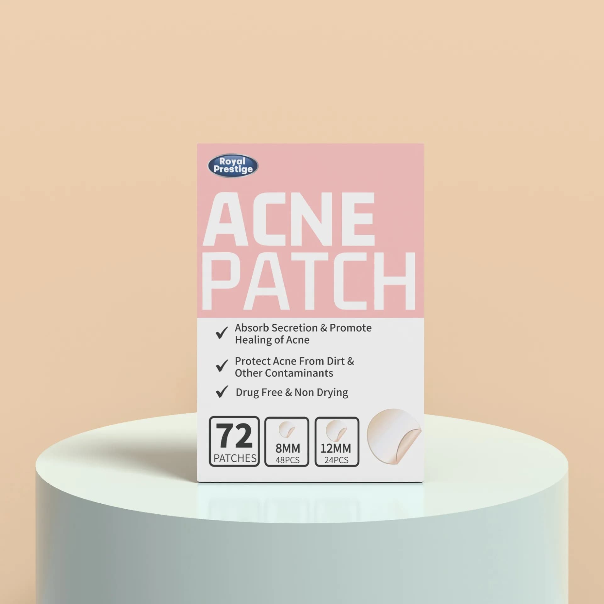 72pcs cerotti invisibili per l'acne patch idrocolloidali Anti-Acne per brufoli impermeabili macchie segni correttore riparazione adesivo cura della pelle