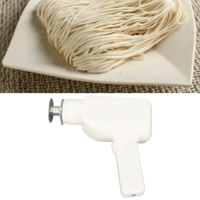 40W Electric Handheld Pasta Maker Machine 304 Stainless Steel Cordless Automatic Noodle Maker For Home