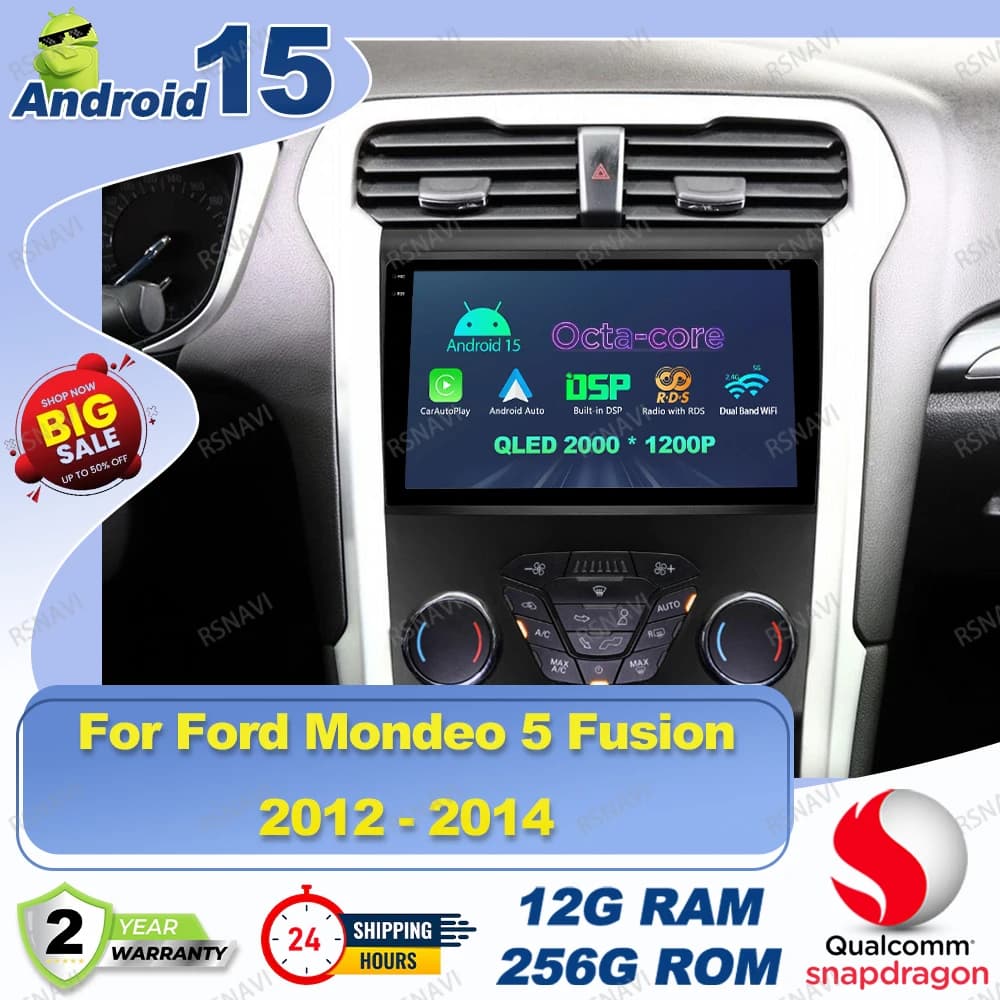 Android 15 Car Radio For Ford Mondeo 5 Fusion 2012 2013 2014 W213 Interior Replacement Parts Mercedes W211 Opel Astra H Polo 6r