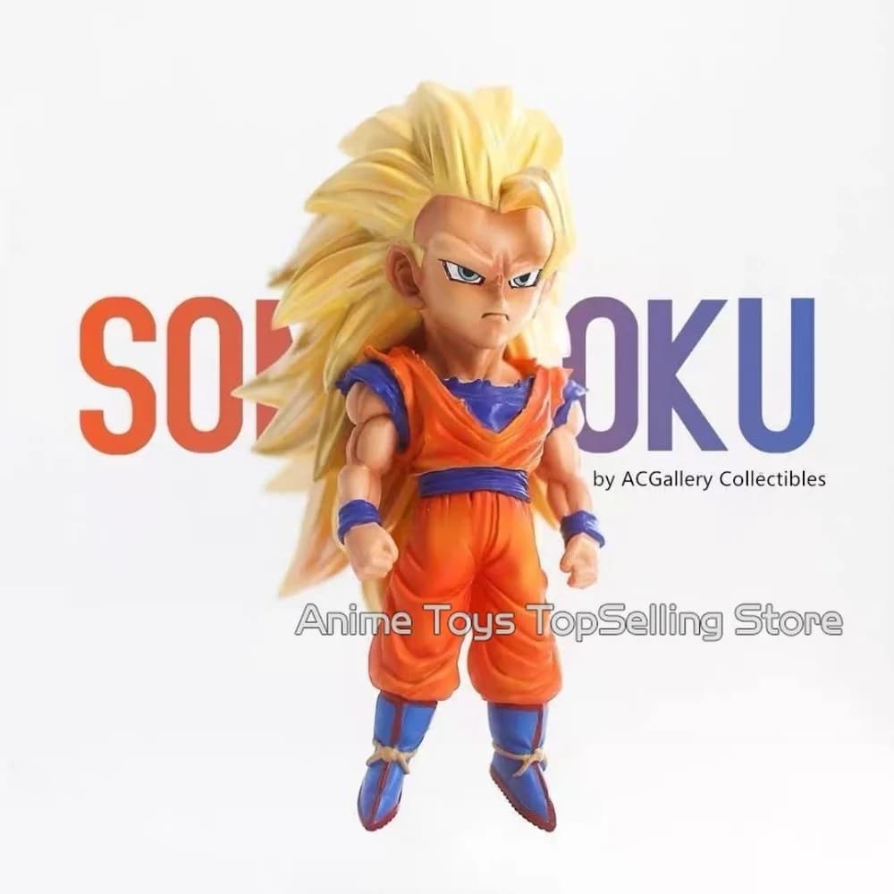 9 cm Anime Dragon Ball Z Figura ssj3 Goku Action Figure DBZ Collezione in PVC Modello Giocattoli Regali