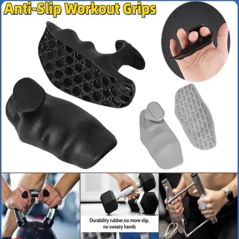 Anti Slip Exercise Grip Strengthener Ergonomic Rubber Hand Gloves For Gym Training
