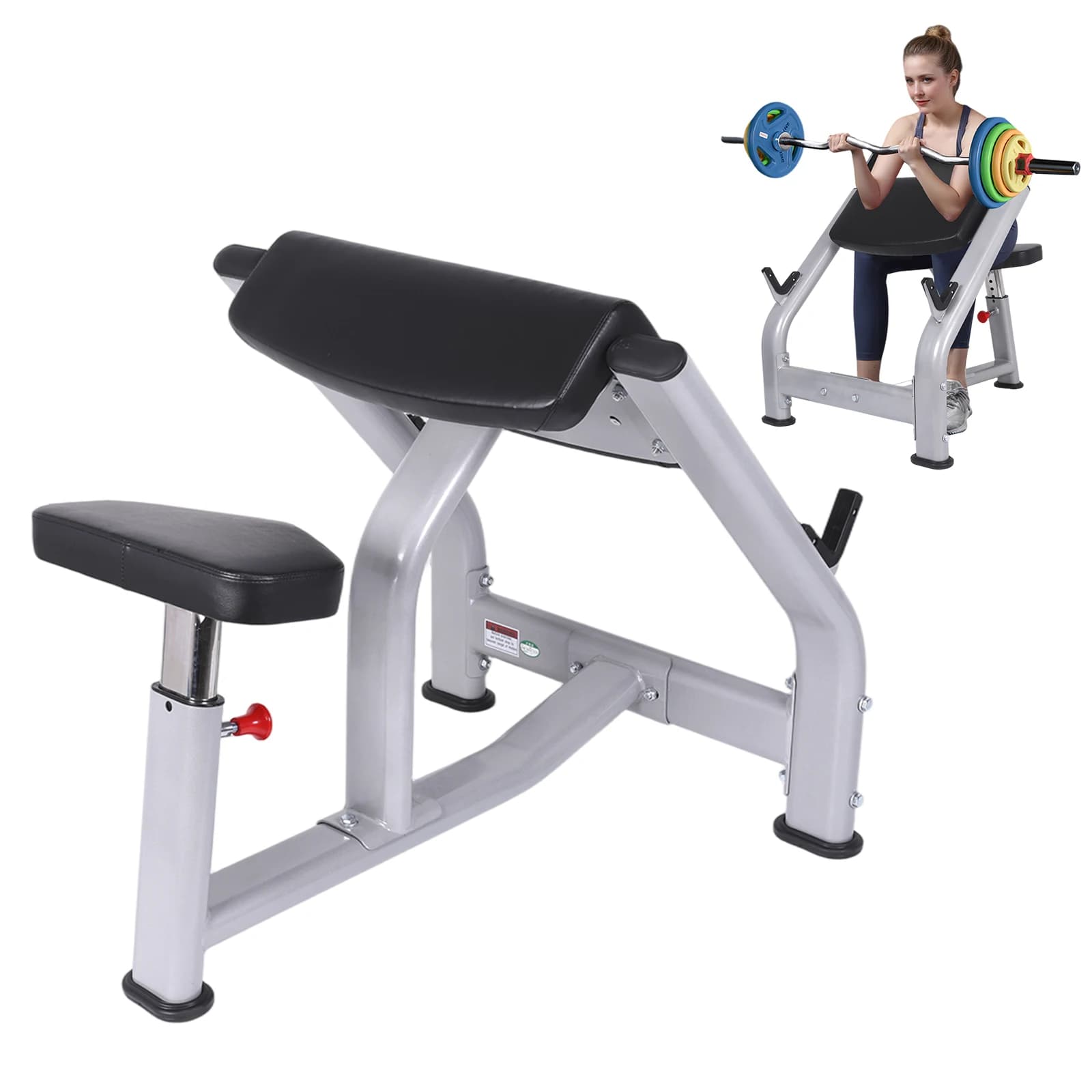 New Adjustable Weights Bench for Home Gym, Cartoon Machine, Bike Training Equipment for Beginners, Panca Preacher Curl