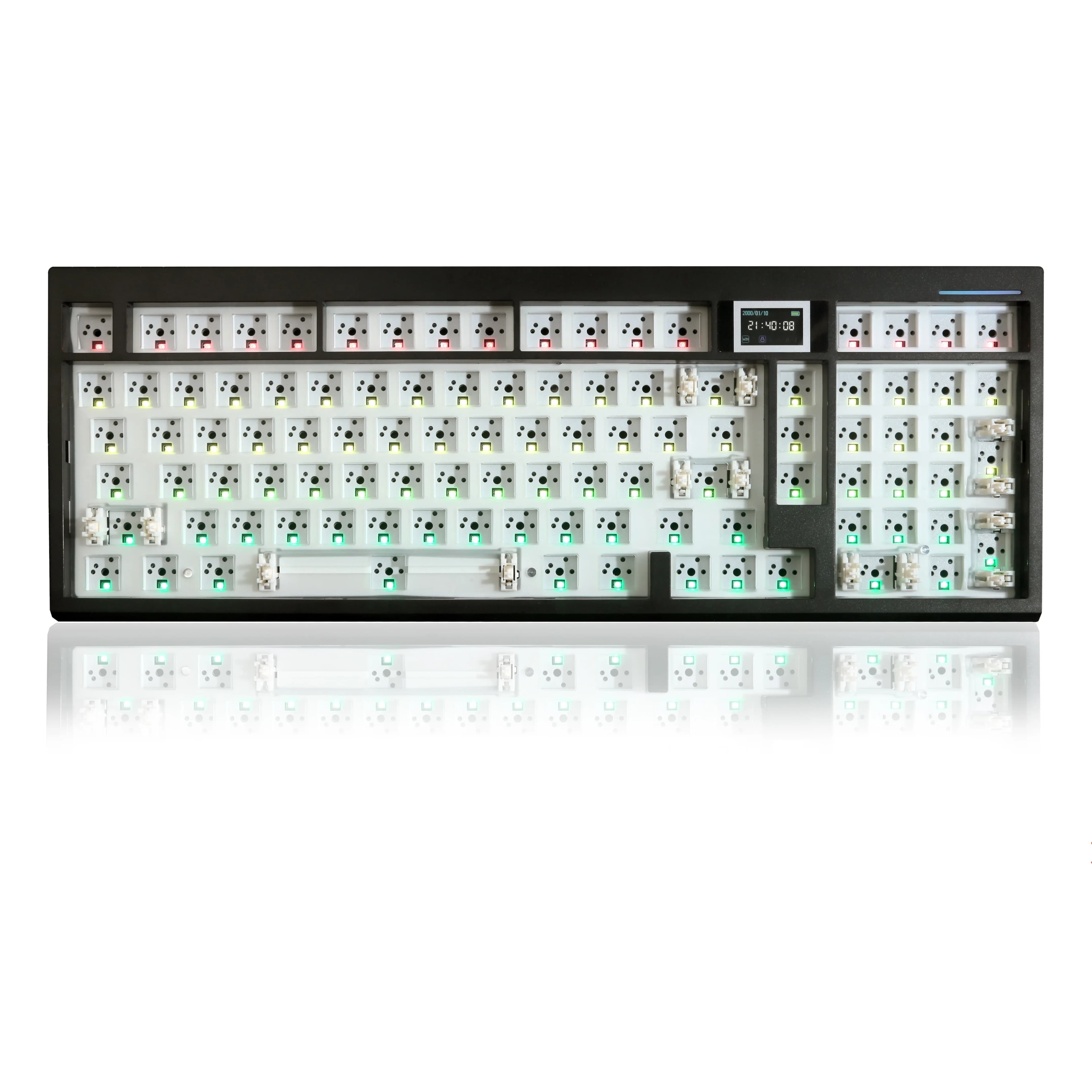 GMK98 Guarnizione Structure Bluetooth 2.4G Wireless Hot-swap Kit tastiera meccanica personalizzata Supporto retroilluminato RGB VIA/QMK