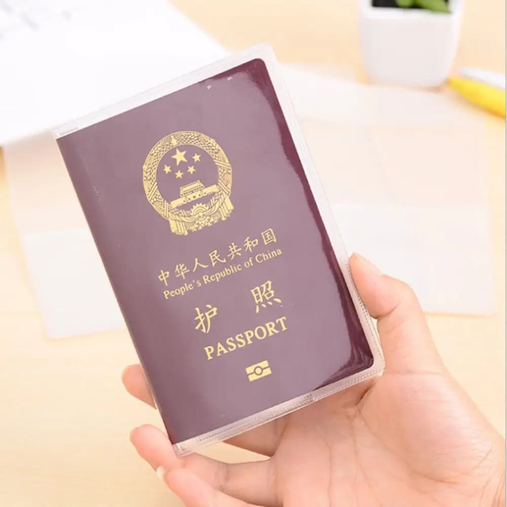 Document Bag Travel Organizer Clear Sleeve Waterproof Holder Transparent ID Card Protective Case Passport Case