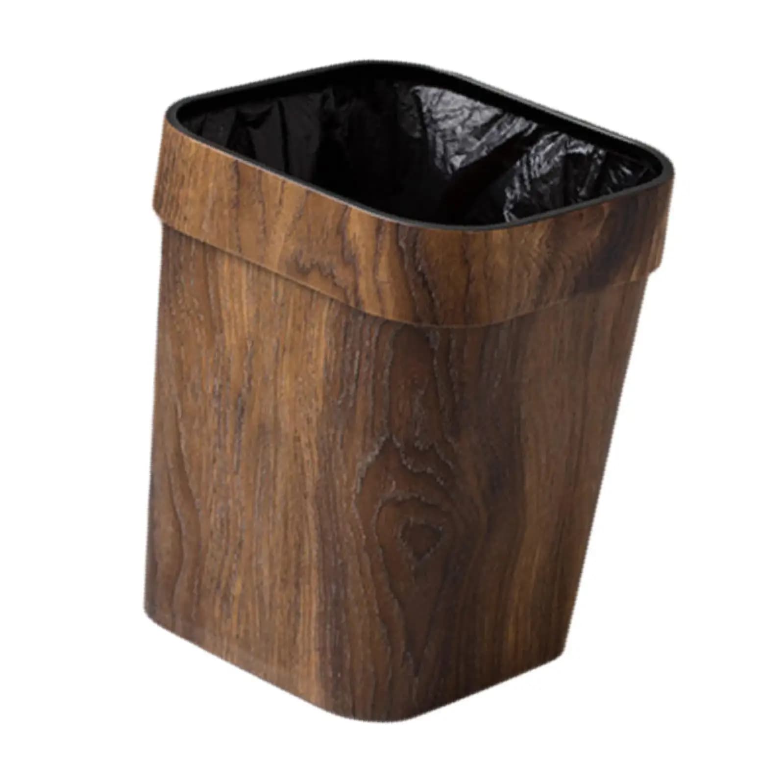 Trash Bin Recycle Bin Portable Compact Farmhouse Small Narrow Garbage Can Garbage Container for Living Room Dorm Room Kitchen