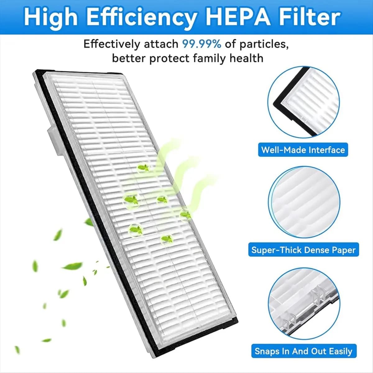 A92G New For S8 Pro Ultra Vacuum Cleaner Main Side Brush HEPA Filters Mop Cloth Dust Bags Replacement Parts