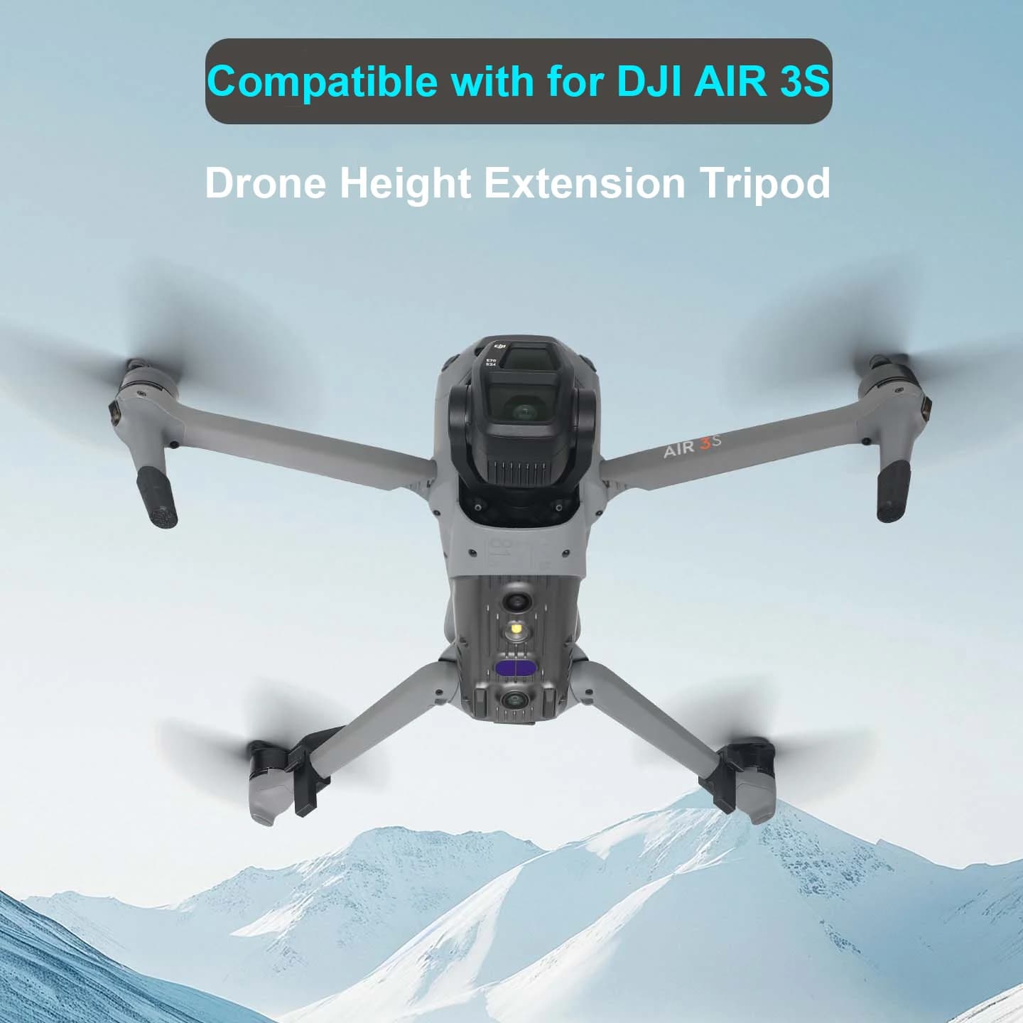 Carrello di atterraggio per DJI mavic AIR 3S Staffa Altezza crescente Gambe del treppiede Protezione cardanica Staffa fissa Supporto per gambe Accessori