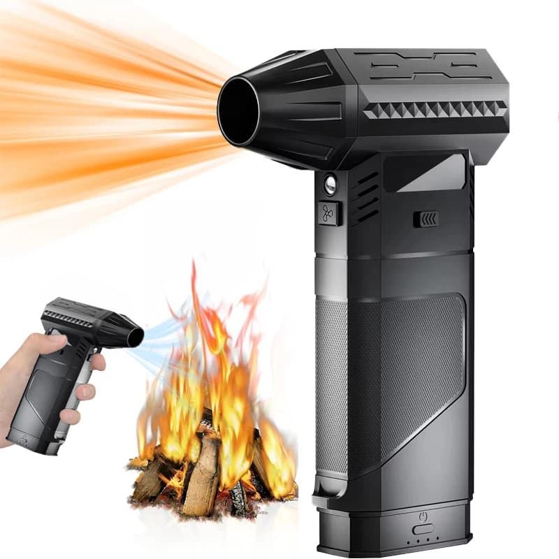 Violent Fan 130000RPM Powerful Air Blower Vacuum Dust Cleaner Type-C Charging Strong Winds 70m/s Brushless Turbo Jet Blower