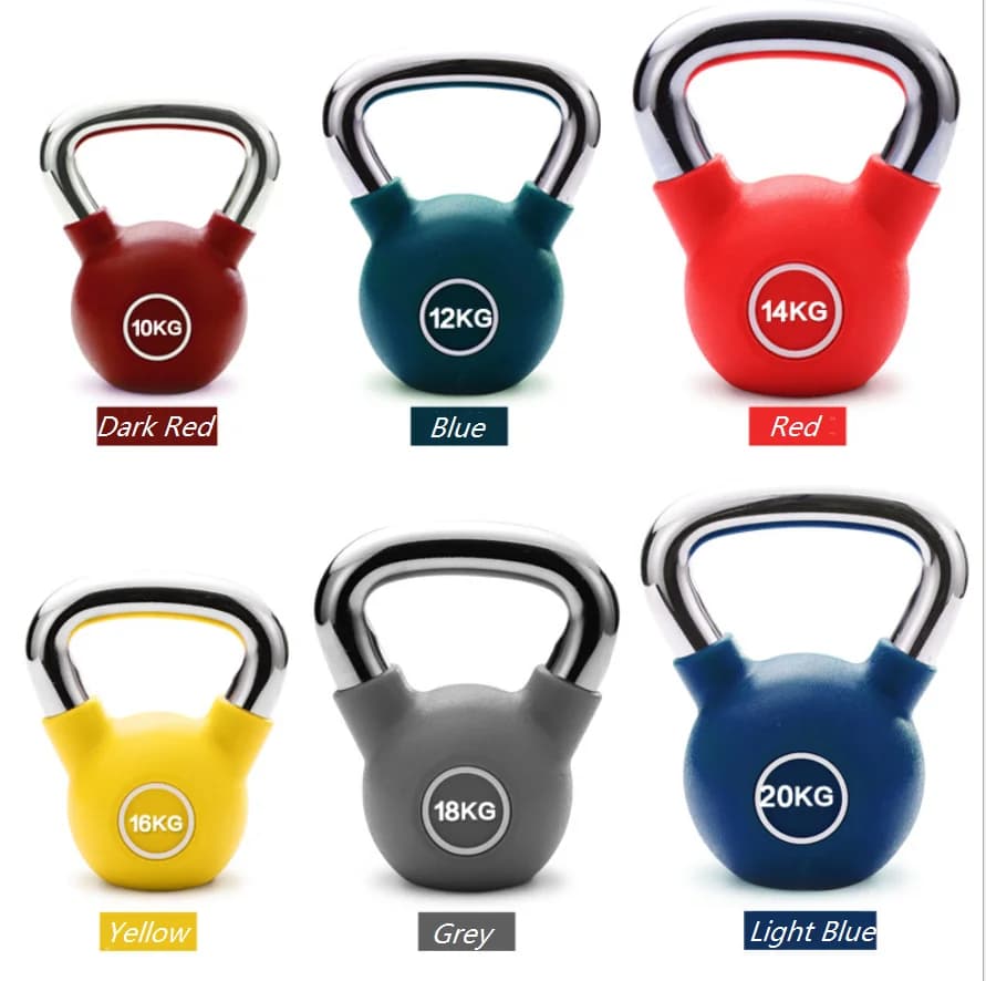 Kettlebell with Fitness Training Grip, Gym, Strengthening, Vinyl Coating, Competition Kettlebell