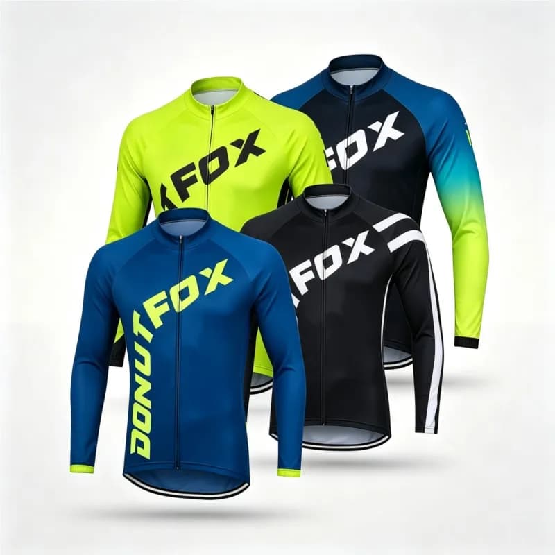 Performance Outdoor Men Jersey & Cycling Shorts, Quick Dry, Separate Pieces Or Full Outfit For Sports