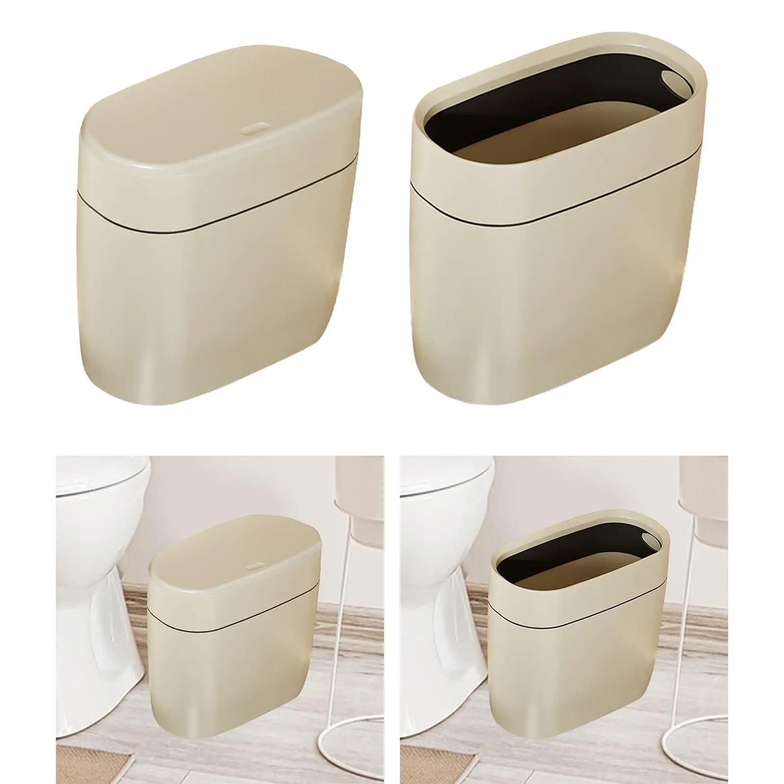 Pattumiera Pattumiera multiuso Pattumiera Elegante secchio portaoggetti Pattumiera Cestino per rifiuti per bagno Ufficio Cucina Camera da letto