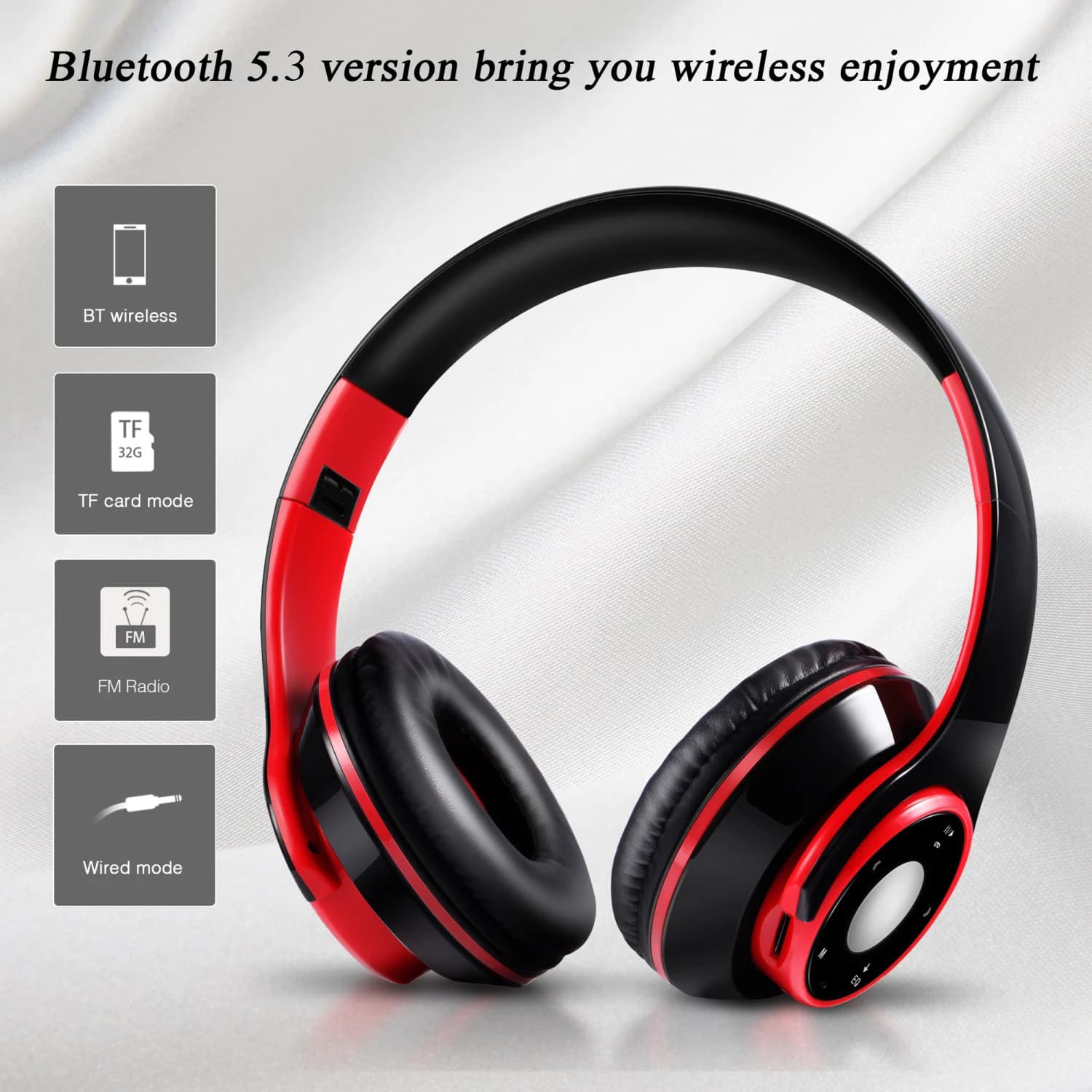 Bluetooth earphones and headphones for girls Samsung Sport and SD card with HIFI Stereo IOS Android microphone in phone