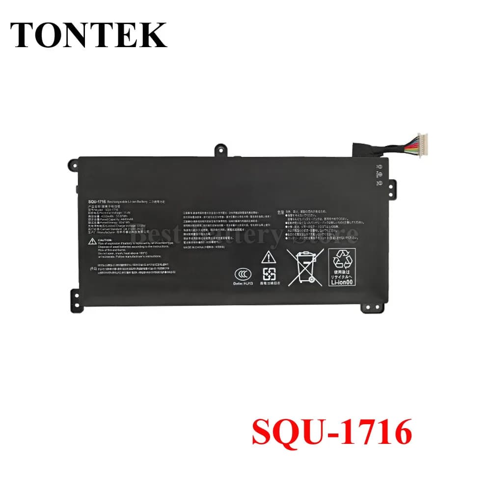 SQU-1716 916QA107H Battery For Hasee KINGBOOK U65A U63E1 QL9S04 QL9S05 laptop