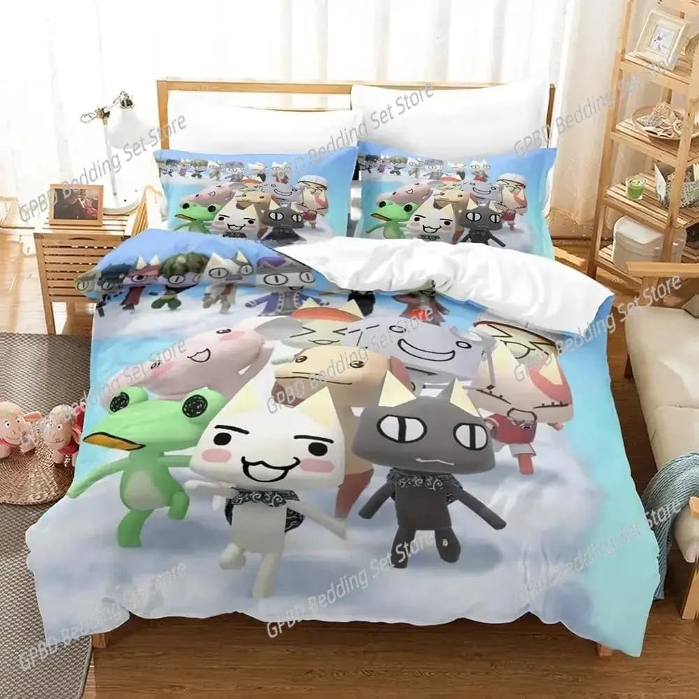 Cute Inoue Taurus Bedding set Single Twin Full Queen King Size Bedding set for children's bedroom set for adults Bed linen set Anime 3D