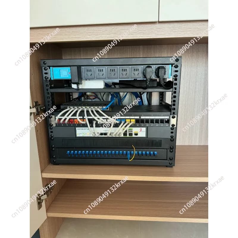 Armadio Rack da 19 Pollici 5U/6U/8U/10U per Desktop Domestico, Monitoraggio Domestico, Rete e Supporto Semplice