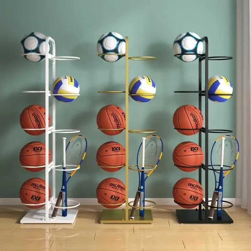 Creative basketball holders for sports fitness equipment for kindergarten, football, ping pong, badminton