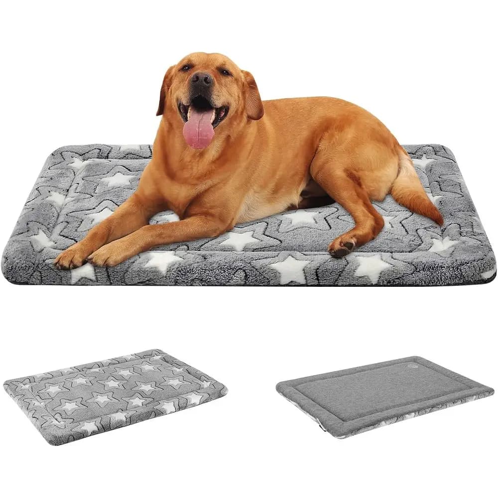 Tappetino Reversibile per Cuccia, Lavabile, Comodo Tappetino Star Sleng per Cani di Piccola, Media e Grande Taglia, Cuccia per Tutte le Stagioni, Adatto per Cani di Taglia 42x28