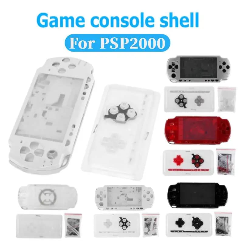 Custodia Protettiva Rigida Trasparente per Console di Gioco Sony PSP1000 - Cover Completa per il Trasporto e la Protezione