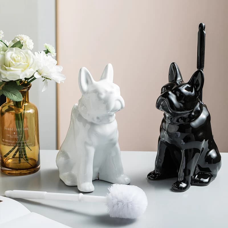 Bathroom toilet brush for cleaning with long handle for ceramic animals Accessories for home Scope for WC Bathroom decoration