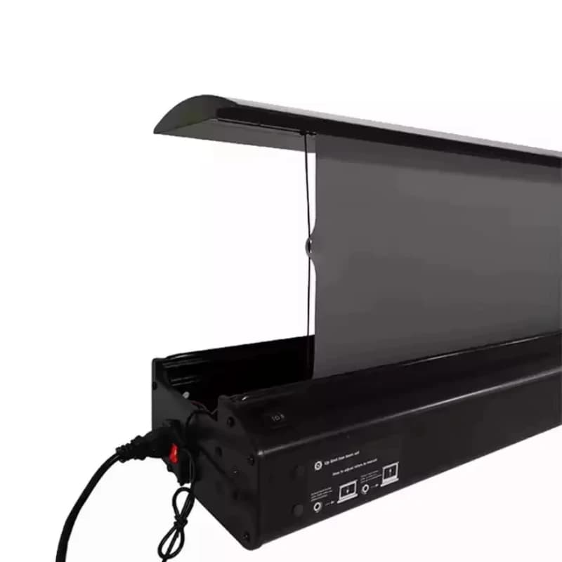 Schermo per proiettore elettrico motorizzato da 120 pollici Ust Alr Roll up Schermi per proiezione con schermo in cristallo per animali domestici senza MOQ
