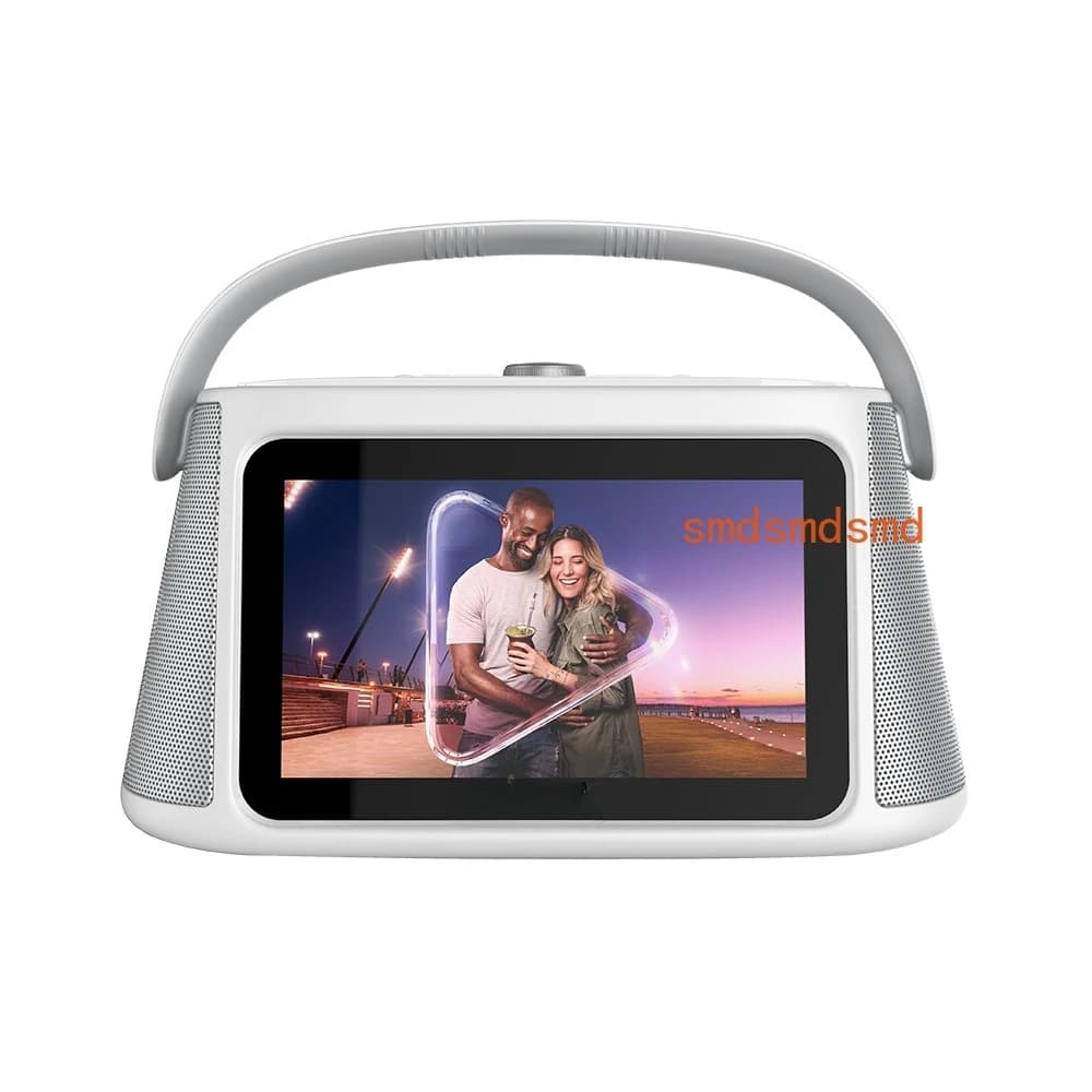 Altoparlante Boombox P10 con Schermo 2*40W, Macchina per Karaoke ad Alta Potenza con Schermo Intelligente da 10,1 Pollici, Versione Android 13.0
