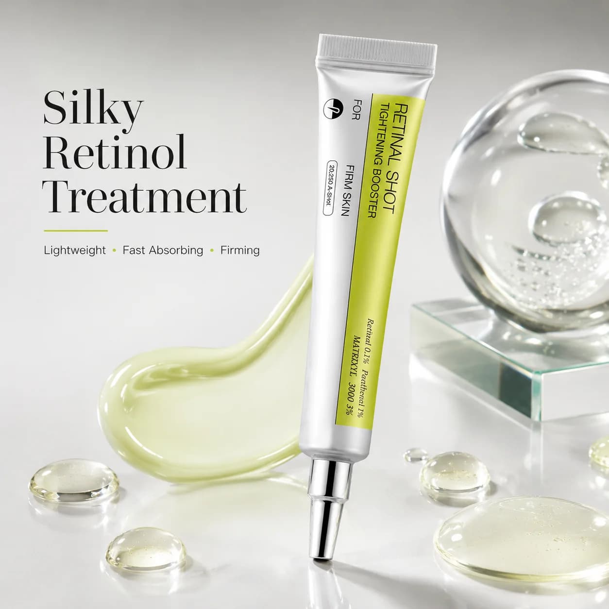 Retinol Firming Serum 15ml Retinal Shot Essence Anti Aging Vitamin C Formula Refine Pores Reduce Wrinkles Brighten Skin