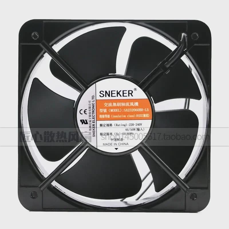 Axial Flow Fan for SNEKER SA232060BH-L5 20 cm 20060 RPM 220V-240V