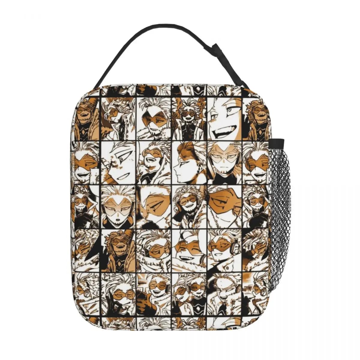 My Hero Academia Hawks Manga Borse per il pranzo isolate Contenitore per il pranzo Borsa termica Tote Lunch Box College Borse per la conservazione degli alimenti all'aperto